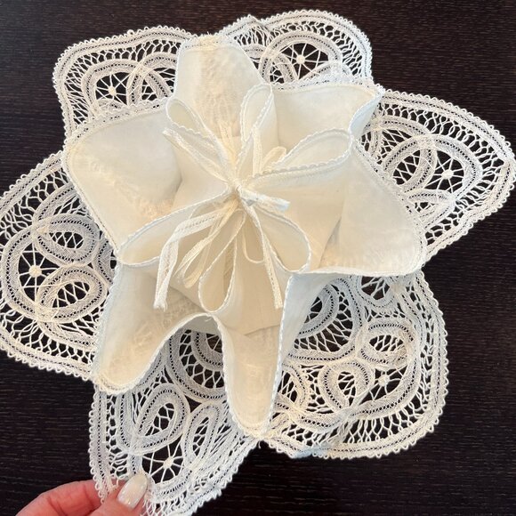 Lace Bread Basket - Picture 3 of 4